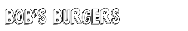Bob's Burgers font preview